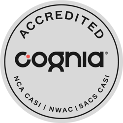 Cognia Accredited Badge