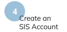 Enrollment step 4 - Create an SIS account