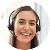 Smiling Woman with Headset