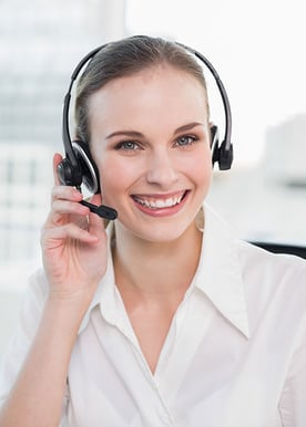 Customer Support Smiling