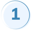 Number 1 icon representing first issue Williamsburg solves