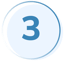 Number 3 icon representing the third issue Williamsburg solves