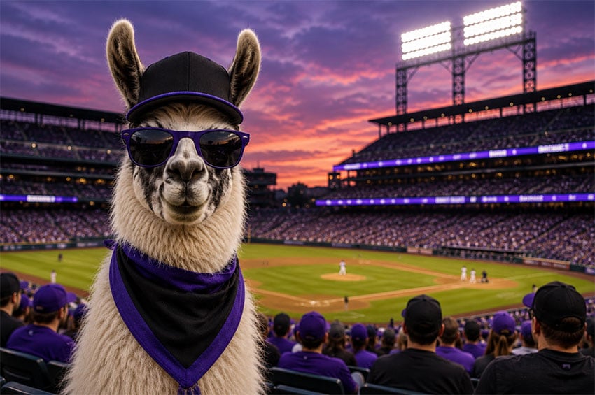 WAC Students at Rockies Game